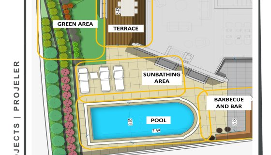 Arnavutluk Tiran Miran Villa Peyzaj Projesi 